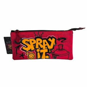 Tredobbelt bretaske Toybags Grafitti 11 x 23 x 5 cm