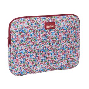 Laptop cover Nait Nait Flores coimbra burdeos Bourgogne 34 x 25 x 2 cm