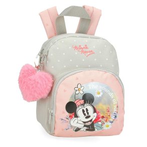Skoletaske Disney Minnie Mouse Wild Nature Lysegr�n