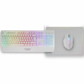 Tastatur Mars Gaming MCP124WES Hvid