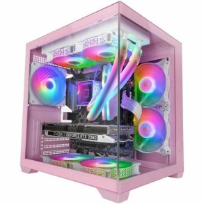 Mikro ATX/ITX Mini-t�rn kasse Mars Gaming MCVIEW2P Pink