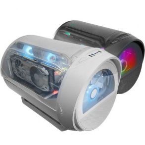 ATX Semi-t�rn kasse Mars Gaming MCCYLONW Hvid