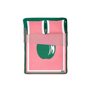Sengetj st Benetton Grn Pink ble 4 Dele