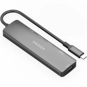 USB Hub Aisens USB-C DOCK 6 EN 1 Gr