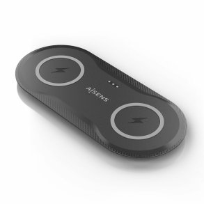 Trdls oplader Aisens ASCH-15W2WC060-BK Sort