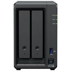 NAS-netvrkslagring Synology DS725+/8G Sort Quad Core