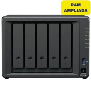 NAS-netvrkslagring Synology DS1525+/32G Sort AMD Ryzen R1600