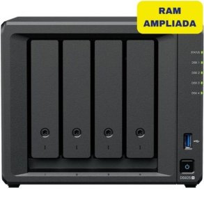 NAS-netvrkslagring Synology DS925+/16G Quad Core Sort