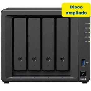 NAS-netvrkslagring Synology DS425+ 8TB Sort Intel Celeron J4125