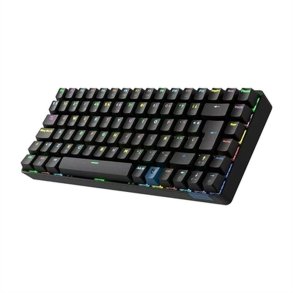 Tastatur Hiditec GKE010006 Sort Spansk qwerty