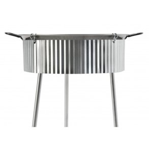 Vindbeskytter til paellaholder Optimgas Stbejern  100 cm