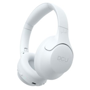 Bluetooth-hovedtelefoner DCU TRUE IMMERSIVE ANC Hvid