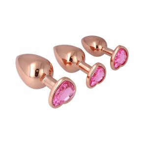 Anal plug Pick&Love N 14 Gylden 3 Dele (8,3 cm) (9,5 cm) (7,6 cm)