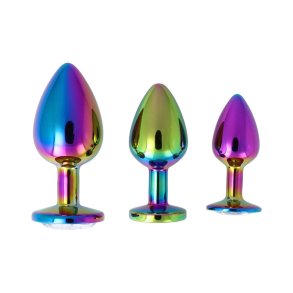 Anal plug Pick&Love N 18 Multifarvet 3 Dele (8,3 cm) (9,5 cm) (7,6 cm)