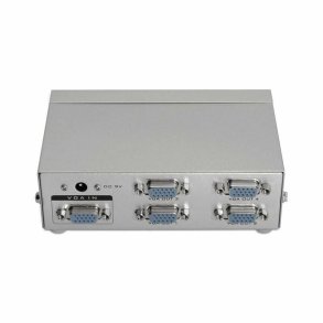 VGA-kontakt med 4 porte Aisens A116-0085 Gr Slvfarvet
