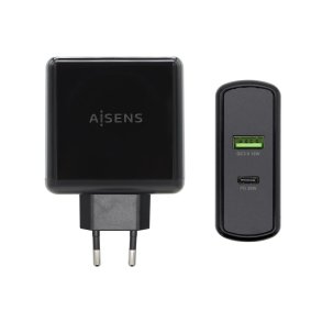 USB-oplader vggen Aisens PD 3.0 USB-C 48 W Sort