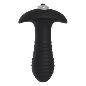 Anal plug S Pleasures Spiral Sort Sort/Slvfarvet