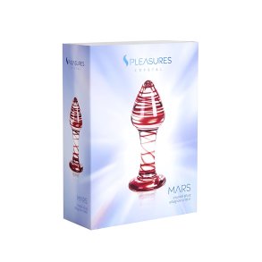 Anal plug S Pleasures Rd Gennemsigtig (10,3 cm) (10,2 cm)