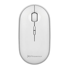 Optisk tr�dl�s mus Phoenix Hvid 1600 dpi (1 enheder)