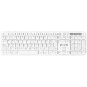 Bluetooth-tastatur Phoenix K300 Hvid Spansk qwerty