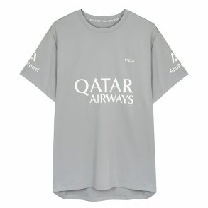 Kort�rmet T-shirt til M�nd Nox Sponsorts AT10 Gr� Lysegr�