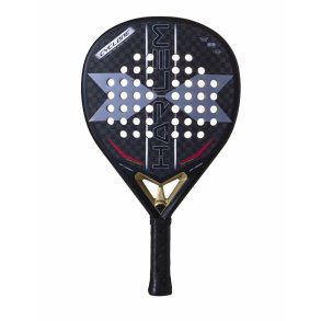 Padel bat Harlem Padel Cyclone 12K Sort