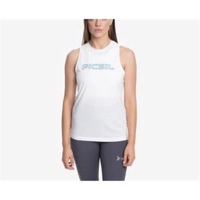 T-shirt til Damer uden �rmer Picsil Premium 241 Hvid