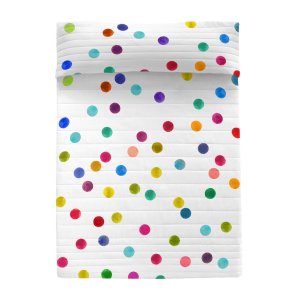 Senget�ppe (vatt�ppe) HappyFriday HF Confetti Multifarvet 180 x 260 cm