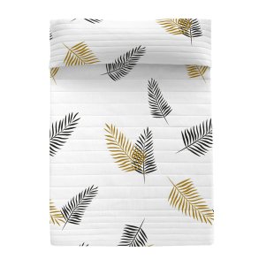 Senget�ppe (vatt�ppe) HappyFriday Blanc Foliage Multifarvet 270 x 260 cm