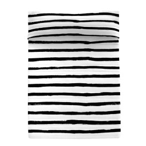Senget�ppe (vatt�ppe) HappyFriday Blanc Stripes Multifarvet 270 x 260 cm