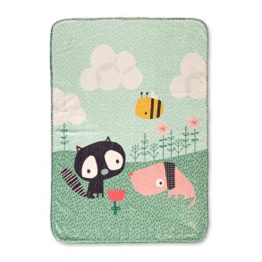 Tppe HappyFriday Moshi Moshi Best Buddies Multifarvet Mikrofiber 110 x 140 cm