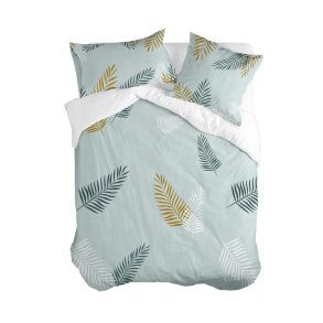 Nordisk cover HappyFriday Blanc Foliage Mint Multifarvet 140 x 200 cm