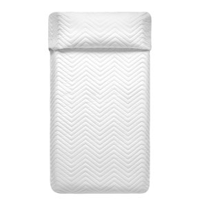 Sengetppe (vattppe) HappyFriday Basic Kids Arista Hvid 200 x 260 cm