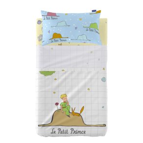 Sengetj st HappyFriday Le Petit Prince Imagination Multifarvet Vugge til baby 2 Dele