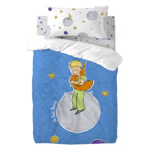 Dynebetrk st HappyFriday Le Petit Prince Accolade Multifarvet Vugge til baby 2 Dele