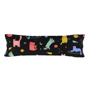 Pudebetrk HappyFriday Aware Cosmic cats Multifarvet 45 x 125 cm