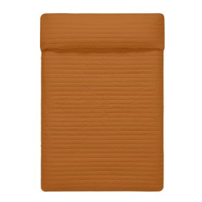 Sengetppe med to sider HappyFriday Basic Dash Orange 240 x 260 cm