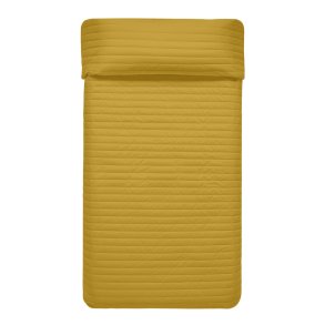 Sengetppe (vattppe) HappyFriday Basic Kids Dash Sennep 200 x 260 cm