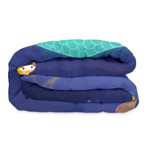 Sengetppe (vattppe) HappyFriday Mr Fox Multifarvet 100 x 130 cm Havfrue