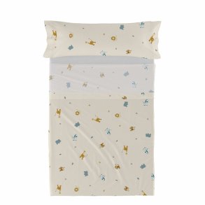 Sengetj st HappyFriday  HF Mini Animals Multifarvet Seng 105 2 Dele