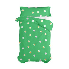 Dynebetrk st HappyFriday Mr Fox Tea time  Multifarvet Seng 80/90 2 Dele