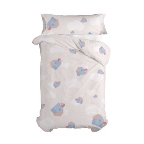 Dynebetrk st HappyFriday Happynois Neighbourhood Multifarvet Seng 80/90 2 Dele