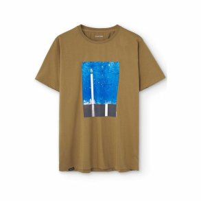 Kortrmet T-shirt til Mnd Astore Camel Brun