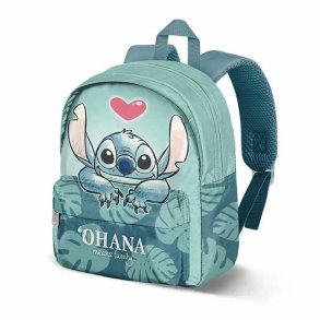 Skoletaske Lilo & Stitch Ohana Bl� 27 x 22 x 9 cm
