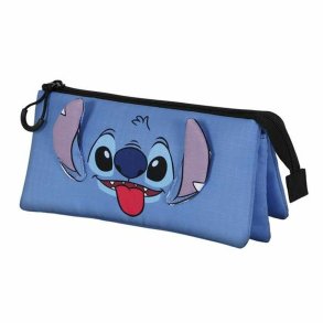 Tredobbelt bretaske Lilo & Stitch Cool 23 x 11 x 8 cm Bl