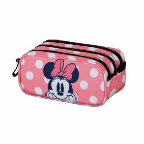 Tredobbelt bretaske Minnie Mouse Karactermania Pink