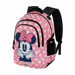 Skoletaske Minnie Mouse Karactermania Pink 34 x 21 x 46 cm