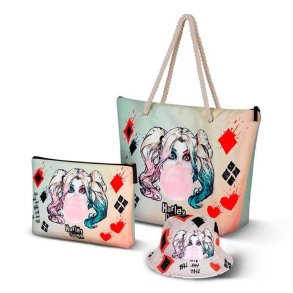 Strandtaske Harley Quinn Multifarvet