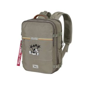 Multifunktionel rygs�k Mickey Mouse Khaki Kabine