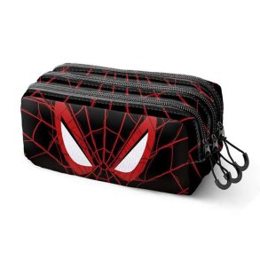 Tredobbelt b�retaske Spider-Man Sort